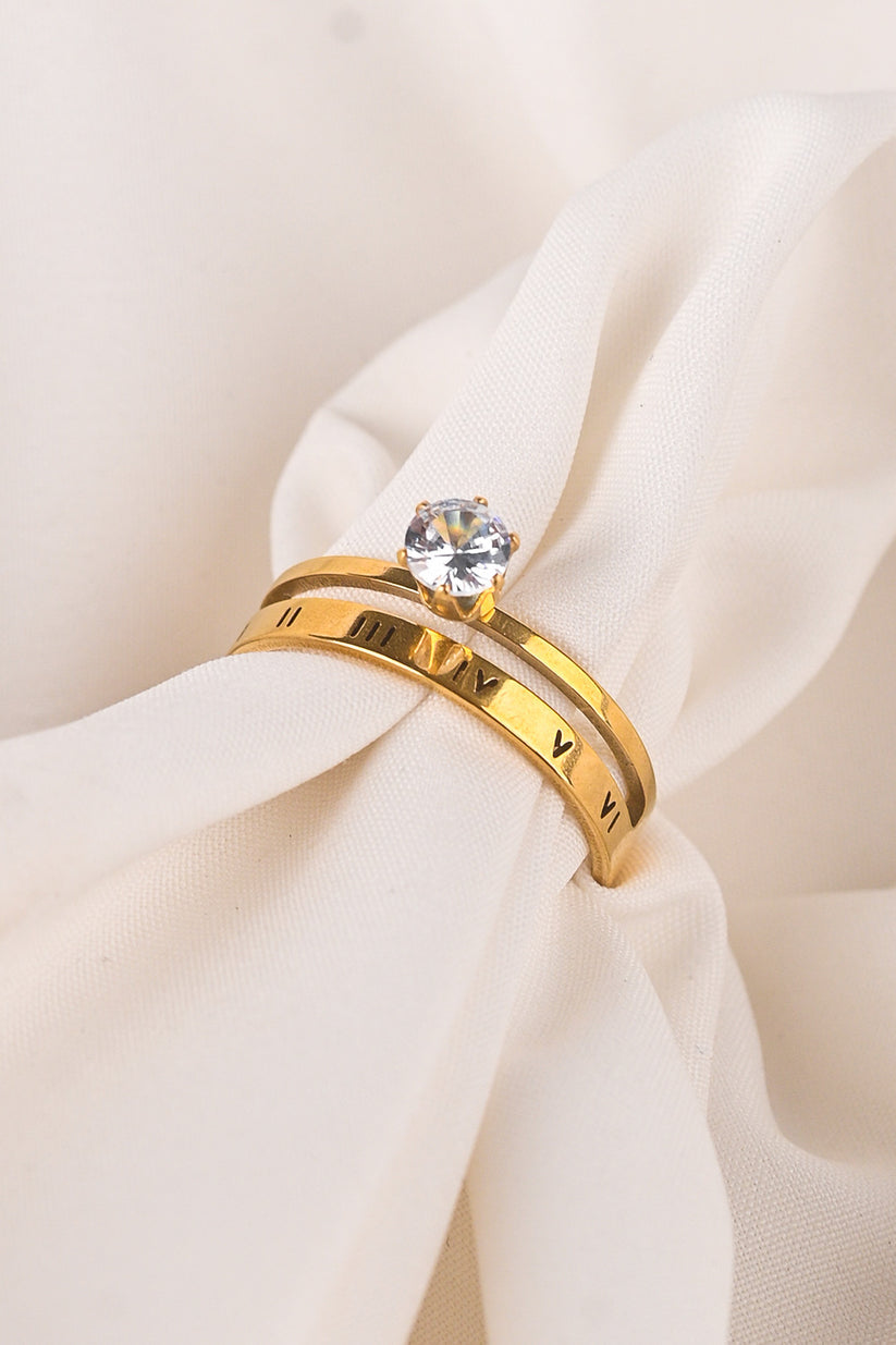 2 in 1 Roman Zircon Ring❤️‍🔥