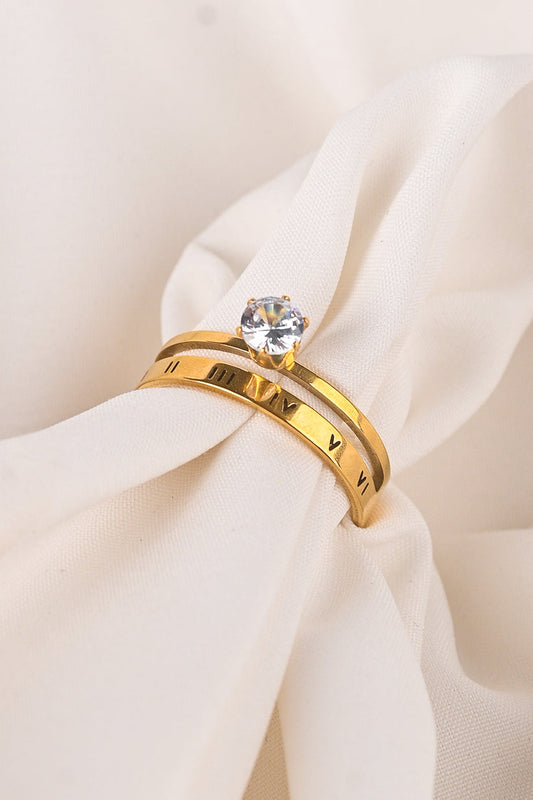 2 in 1 Roman Zircon Ring❤️‍🔥