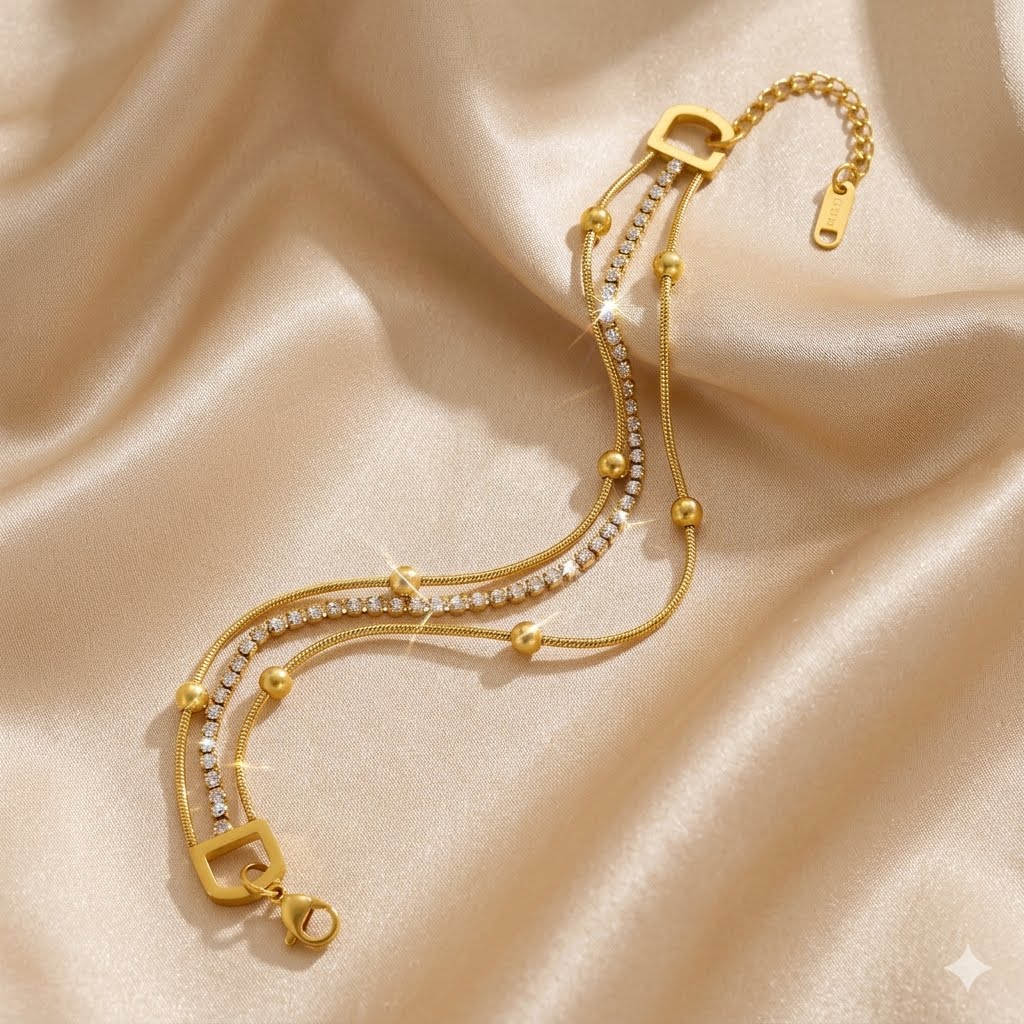 Sparkle Dual chain Bracelet🌟