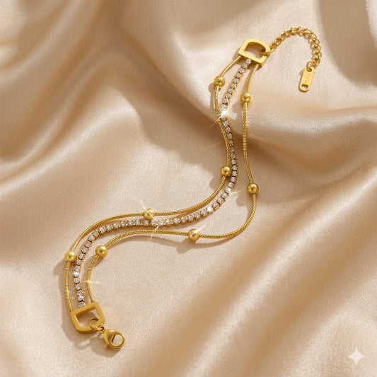 Sparkle Dual chain Bracelet🌟