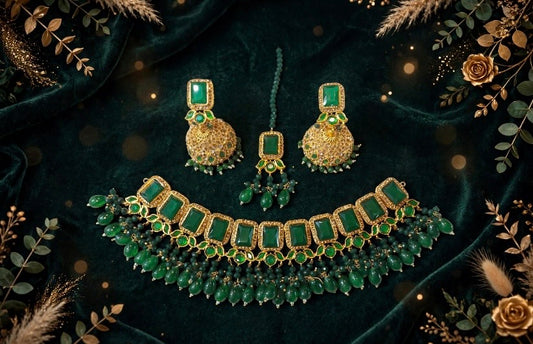 Emerald Dream Luxury Choker Set
