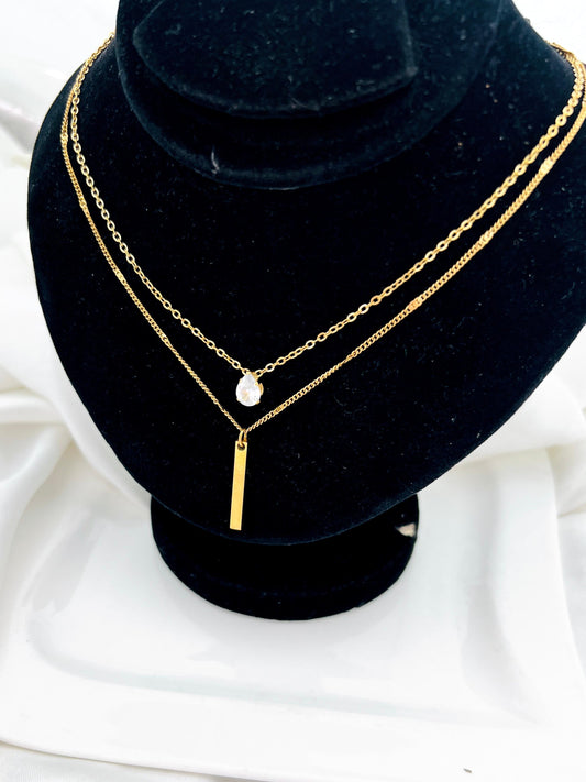 Double Layer Necklace 🌟