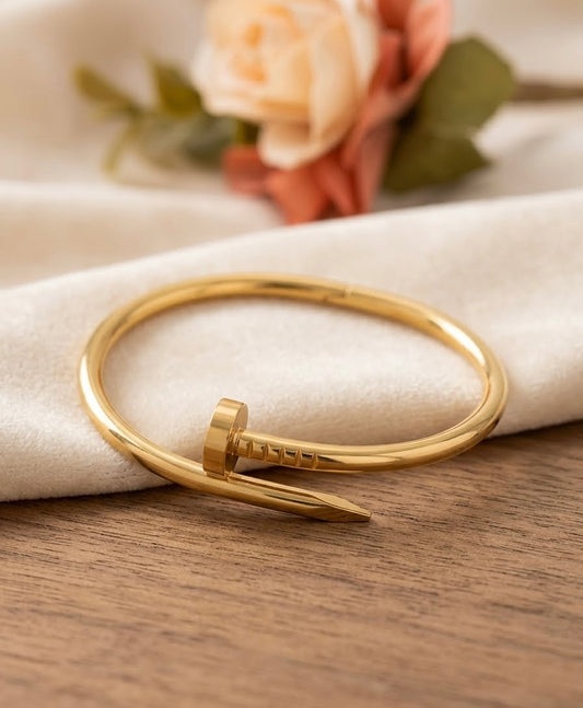 Golden Nail Cuff Handcuff