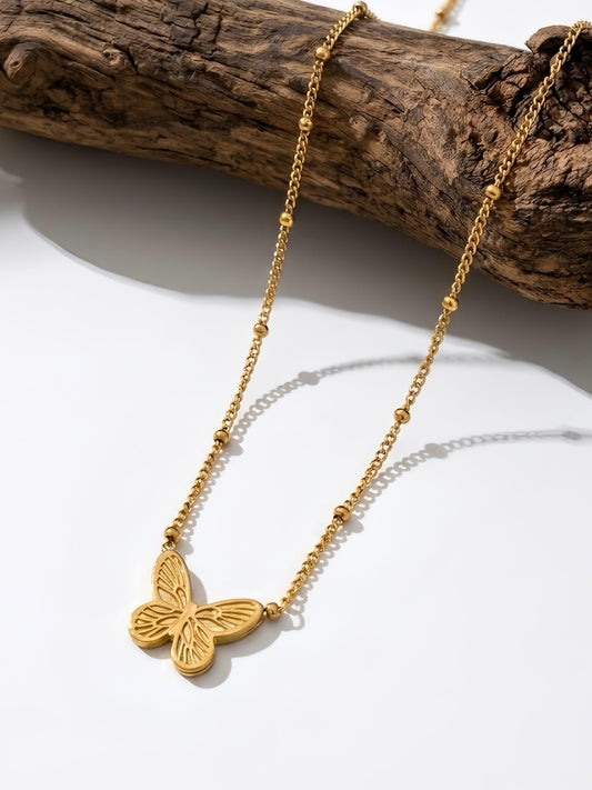 Butterfly with Ball chain pendant🌟