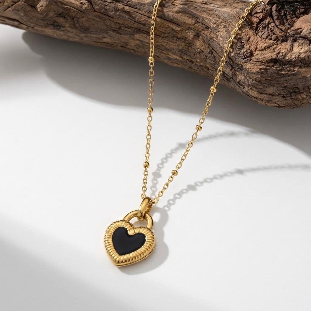 Mini Heart pendant with Ball chain🌟