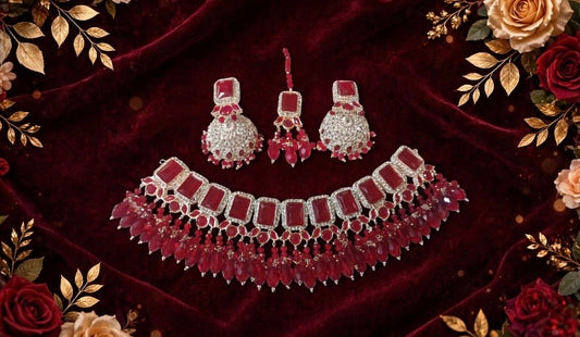 Ivory Grace Luxury Choker Set