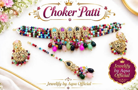 MultiColour fancy Choker Set🌈