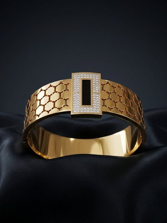 Golden Honeycomb Handcuff