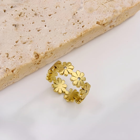 Sunflower Sparkle Ring🌻