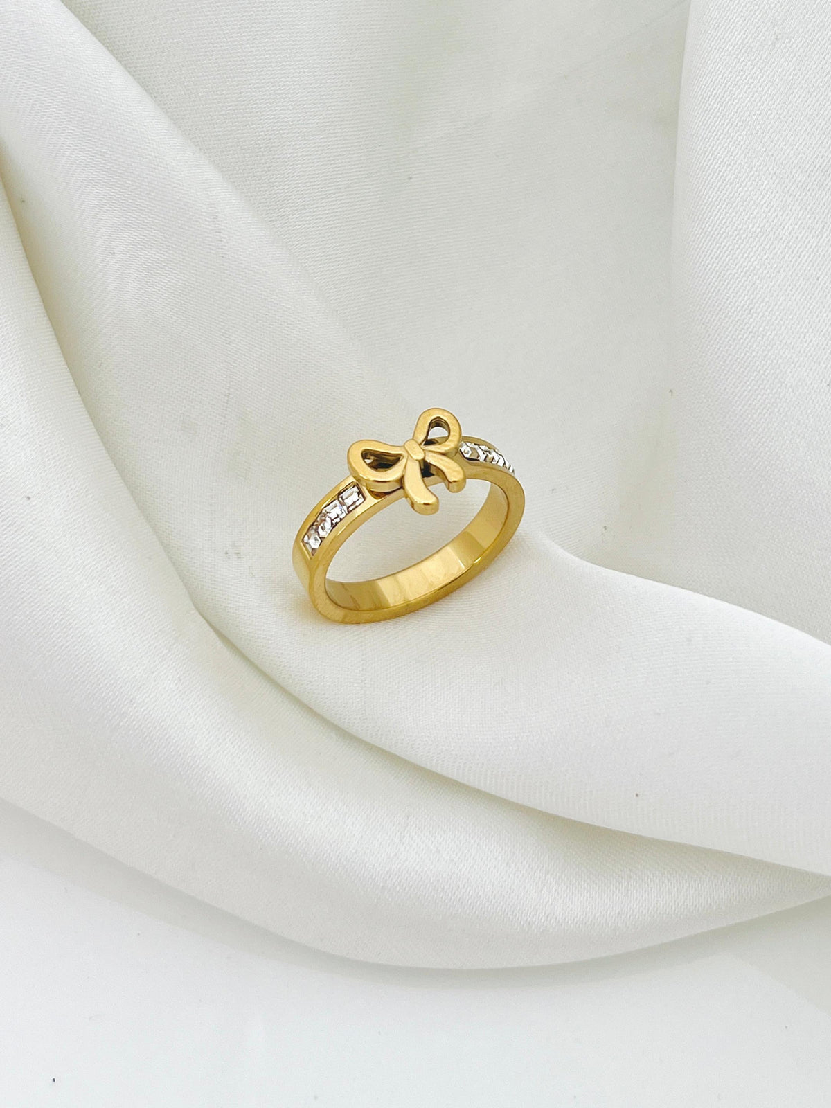 Stainless Bow Tie Ring 🎀