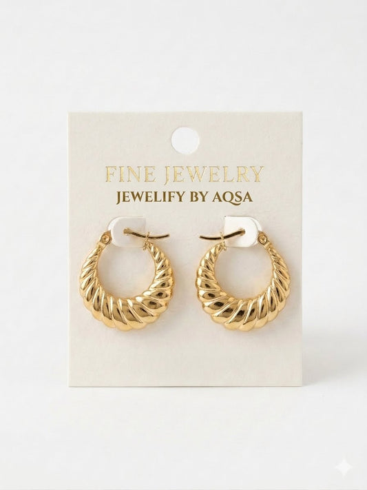 Circle Gold Hoops🌟