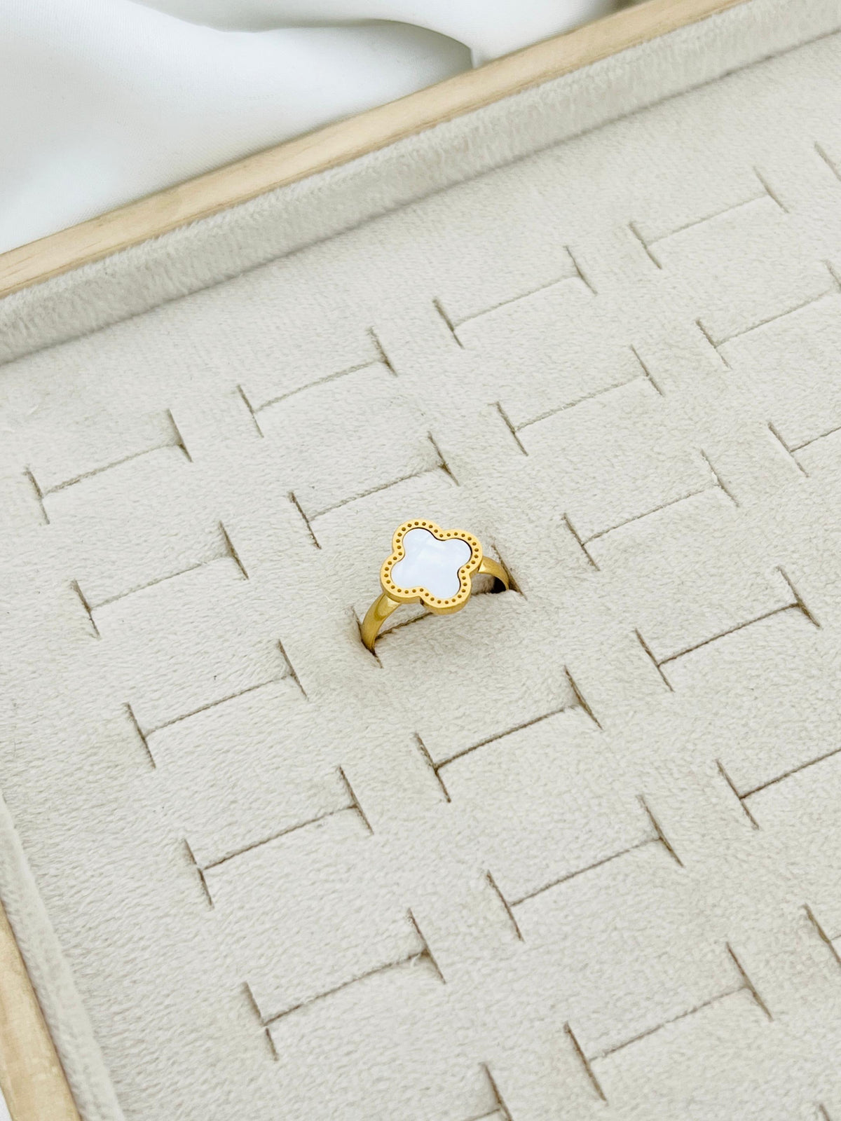 White Clover Styled Ring