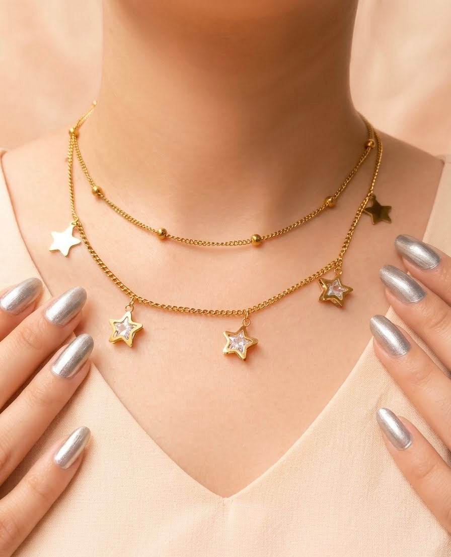 Double Neck Chain pendant🌟