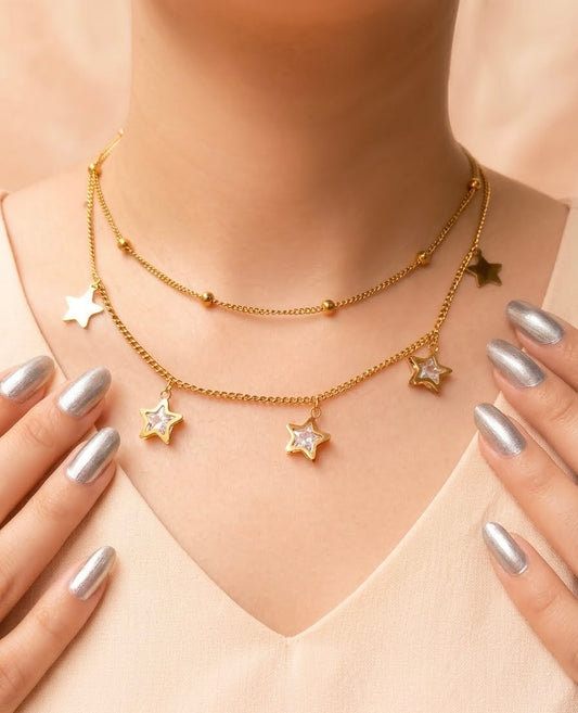 Double Neck Chain pendant🌟