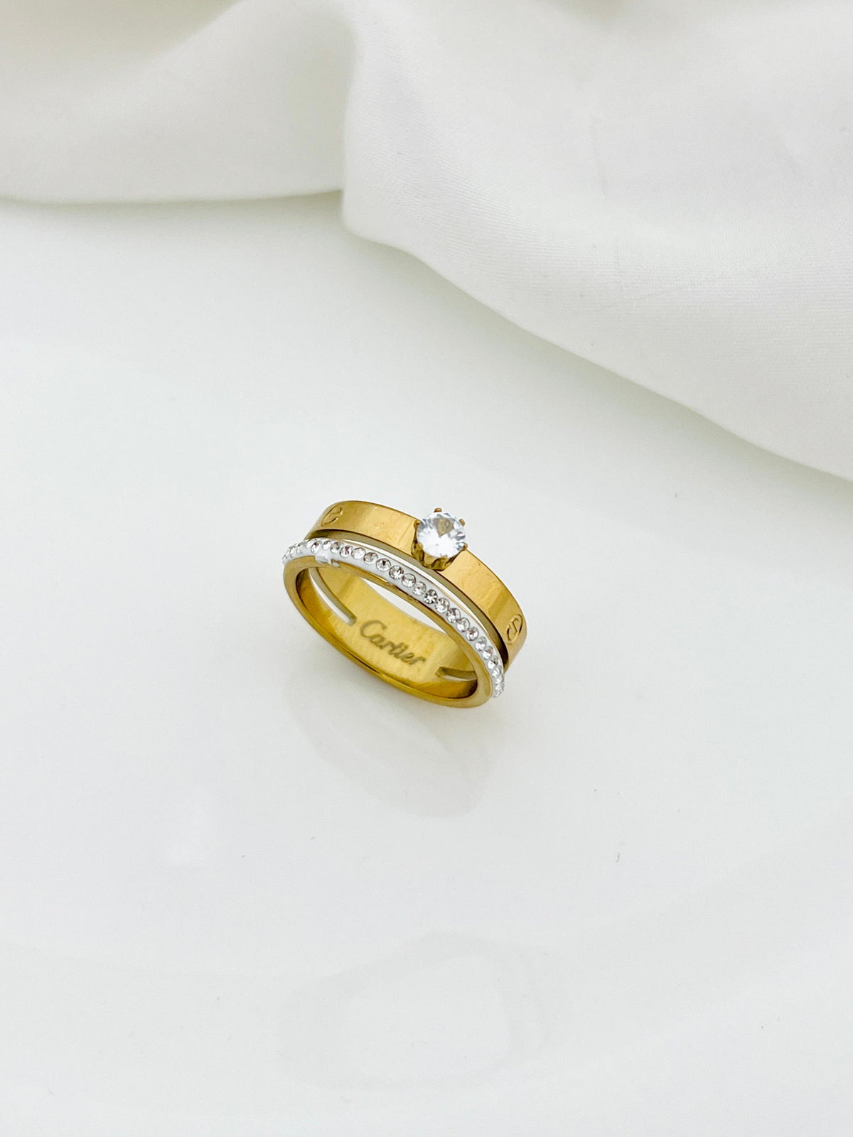 Premium one stone Ring💍❤️‍🔥